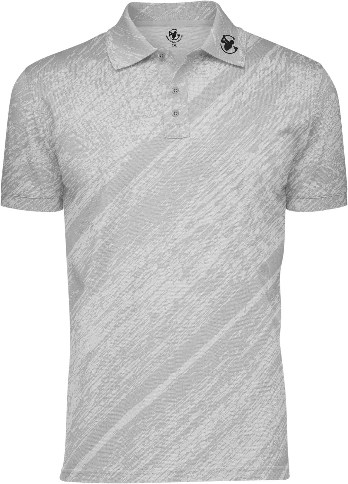 Golf Polo Shirt - Silverish Camo